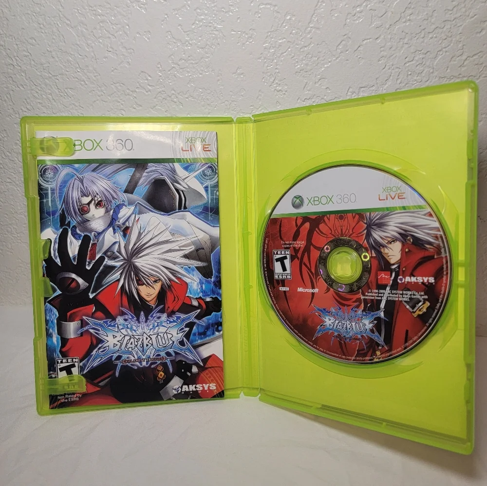 BlazBlue: Calamity Trigger Microsoft Xbox 360, 2009 With Manual Tested